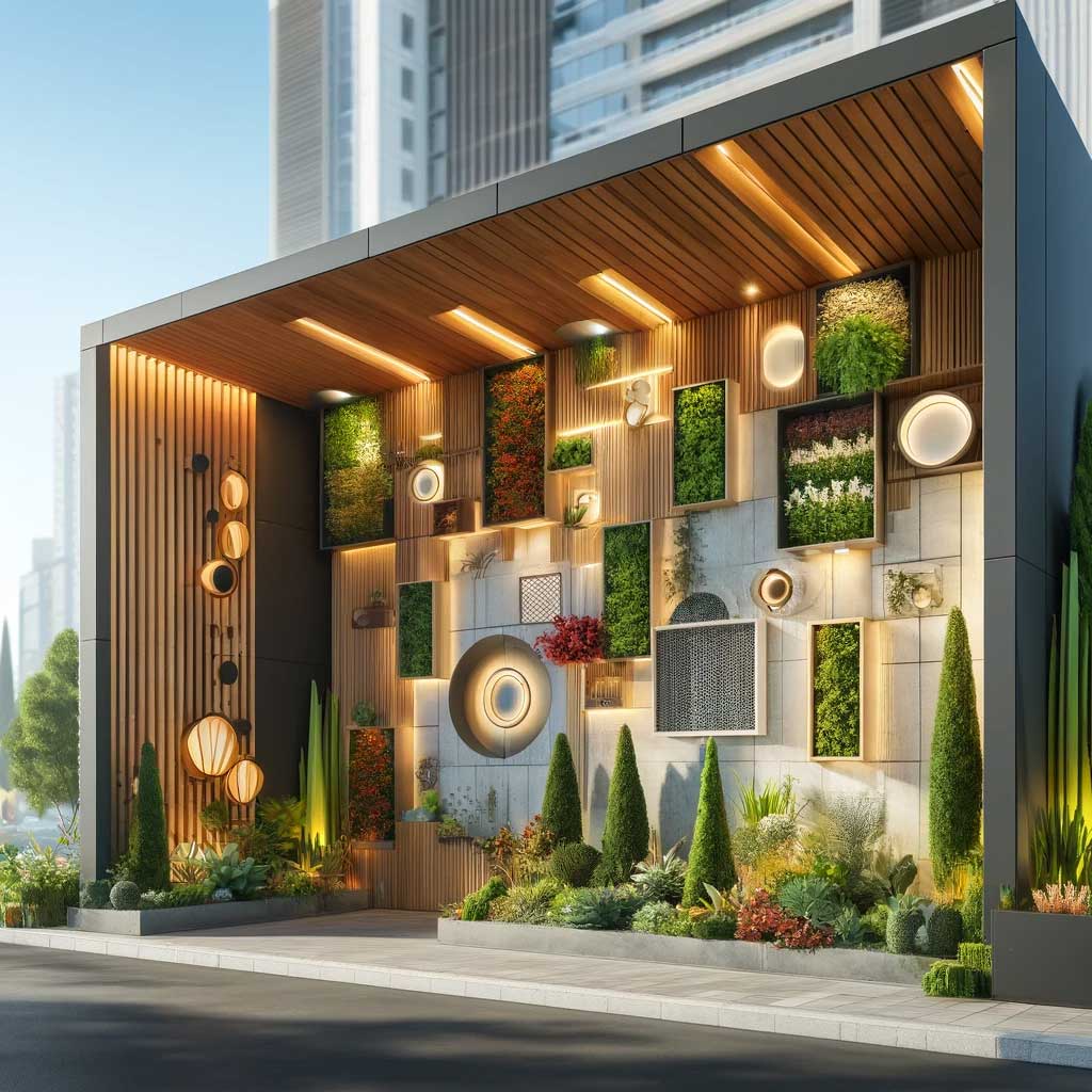 INNOVATIVE EXTERIOR WALL DECORATION IDEAS